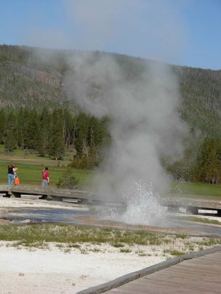 bubbling hot spring