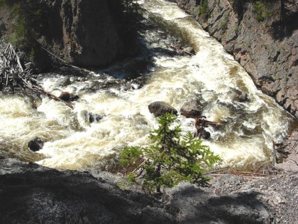 Firehole Falls close up 2